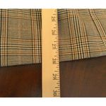 ZARA  Womens‎ Blazer Jacket Medium Brown Plaid Double Breasted Preppy Career Photo 4