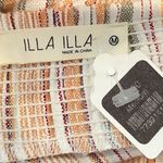 Illa Illa Striped Smocked Front Crop Top Peach Red Multicolored Size Medium NWT Photo 5