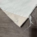 We The Free  People Two Toned Patched Up White Cream Raw Hem Denim Skirt 29 Photo 4