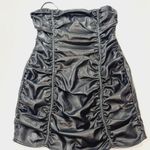 superdown  Lily Ruched Mini Dress in Black Large Photo 2