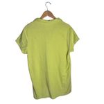 Araminta James Terry Cloth Dress Size XS Neon Green Polo Oversized Photo 3