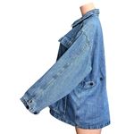 FAVORITE DAUGHTER Carly Cargo Denim Jacket, Highway, XL Blue Photo 11