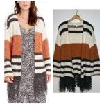 Saltwater Luxe  Sherpa Fringe Open Cardigan Sweater Size XS Photo 1