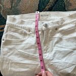Madewell Y2K High Rise Skinny Cropped Jeans White Frayed Hem Distressed Size 27 Photo 11