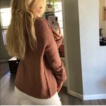 NWOT chunky mauve pullover sweater hoodie Pink Size M Photo 3