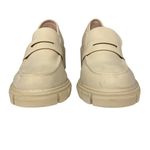 Sincerely Jules Dylan Loafer Chunky Heels Size 10M Tan Beige Faux Leather Photo 4