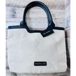 Rachel Zoe NWT Haohaldan Natural Linen Canvas Tote Handbag Retails $105 Photo 0
