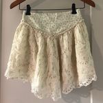 Free People Ruffle Embroidered Skirt Photo 0