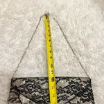 ALDO  Lace‎ Small Clutch Chain Bag Black Metallic Photo 8