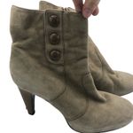 Franco Sarto Energy Tan Leather Heeled Ankle Boots Womens 6 Steampunk Victorian Photo 0