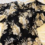 Billabong  Floral Cream Relaxed Blouse Photo 0
