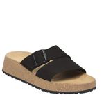 Birkenstock Papillio Almina Nubuck Wedge Leather Sandal, Black, Size 7/7.5,NWOT Photo 1