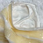 ASOS Edition Sequin Striped Skirt Size 2 Cream Women’s Buttermilk Photo 6