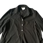 Tuckernuck Pomander Place Black Crepe Callahan Shirt Dress Women’s Size Large Photo 8