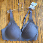 B.tempt'd  By Wacoal Bra Womens Small Gray Wire Free Seamless Scallop 952287 (C) Photo 0