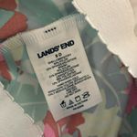 Lands' End  Tankini Top Underwire Removable Pads Square Neck Floral Colorful 8 D Photo 2