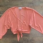 Urban Outfitters  front tie blouse size medium Photo 0