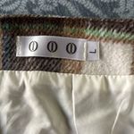 Green and Brown Pencil Mini Skirt for Casual Wear Size L Photo 2