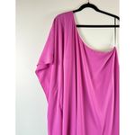 Show Me Your Mumu NEW Women Dress Pink Trish Mini One Shoulder Batwing Draped XL Photo 5