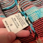 Moon Collection The Bonfire Knit Aztec Multicolor Asymmetrical Open Cardigan S Photo 6