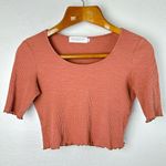 Nectar Clothing  Ribbed Cropped Shirt • Sz S Photo 1
