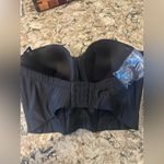 Felina Body Veil Longline Low Back Convertible Strapless Bra Size 38DD New Black Photo 2