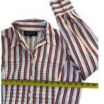Jones New York  Women Petite Size Medium Button Up Shirt Multicolor | 13-64 Photo 6