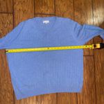 kim rogers Blue V-Neck Sweater 3/4 sleeve top shirt size 1X Photo 2