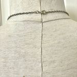 Long silver tone and pink bead tassel pendant necklace Photo 6