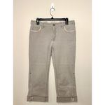 Sigrid Olsen  Innovator 07 Gray Cropped Pants Size 8 EUC!! Photo 1