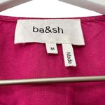 Ba&sh NWT Embroidered Ilo Fuchsia Blouse Size Medium Photo 3