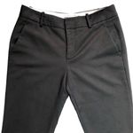 ZARA Women’s Black Tapered Mid-Rise Cropped Dress Pants Photo 1