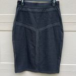 Diane Von Furstenberg Diane Von Furstenburg DVF Black Grey Wool Blend Chickie Pencil Skirt Size 8 Photo 4