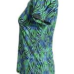 Tzu Tzu Size Small Top Short Sleeve Polo Shirt Golf Colorful Athletic Photo 3