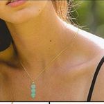 Calming & Serenity Jade Gold Necklace For Women Photo 2