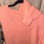 Chic Soul Coral Crew Neck Sweater Photo 6