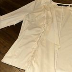 Colleen Lopez Cream Open Fringe Cardigan Size Small EUC Photo 5