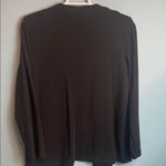 Eileen Fisher  Black Knit Top size M Photo 4