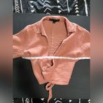 HYFVE  Gauze 3/4 Sleeve Wrap Tie Women’s Blouse Shirt Sz M. EUC Photo 5