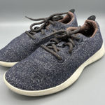 Allbirds Blue Merino Wool Lace Up Sneakers Womens 8 Photo 0