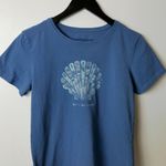 Life is Good T Shirt Classic Seashell Graphic Tee Womens Top Short Sleeve Cotton Photo 9
