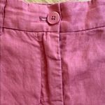 Wilfred Aritza Women's Pink Mauve organic Linen Chino Shorts size 6 High Waist Photo 1