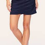 XCVI Wearables The Trace Skirt in Classic Navy Blue Mini Stretch Medium M CASUAL Photo 0