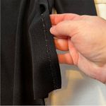 Misook  Womens Size Medium Black Tan Open Cardigan Long Sleeve Blazer Knit Jacket Photo 11