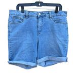 Croft & Barrow  Light Blue Jean Shorts size 16 Photo 0