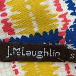 J. McLaughlin Women's Sleeveless Sheath Dress Size S Yellow Plaid Jersey Stretch Photo 7