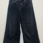 MNG Jeans MNG High Rise Black Wide-Leg Jeans Non Distressed size 2 Photo 0