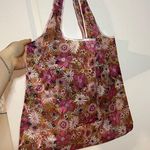 Polyester Large Foldable Portable Shopping Bag / Large Capacity Tote Bag Flowers Photo 0
