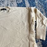 Central Park West Sycamore Fringe Sweater in Cream Photo 5