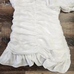 Mergim Magda Bridal One Shoulder Dress White Size 2 US Size Medium *No Belt* NWT Photo 8